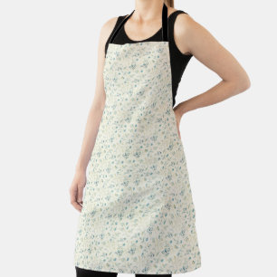 Little Blue And White Floral Apron