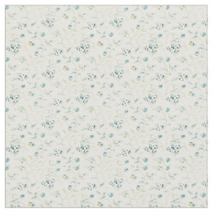 Little Blue And White Floral Fabric