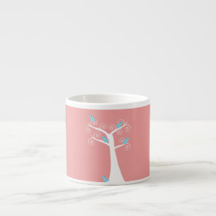 little blue bird mug for bird lovers