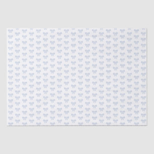 Little Blue Bow Baby Shower Boy Birthday  Tissue Paper