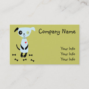 Little Blue Dog Business Cards
