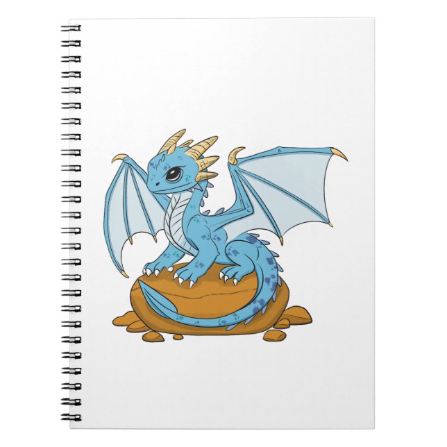 Little Blue Dragon Notebook (Front)