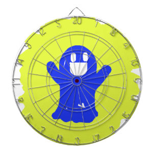 Little blue ghost dartboard