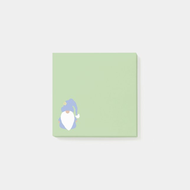 Little Blue Gnome Post-it Notes (Front)