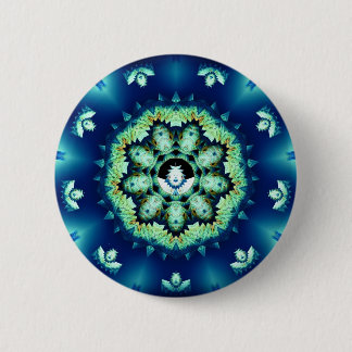 Little Blue Man 6 Cm Round Badge