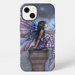 Little Blue Moon Fairy Faerie Fantasy Art iPhone Case