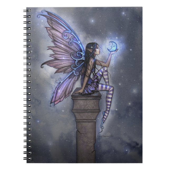 Little Blue Moon Fairy Notebook (Front)