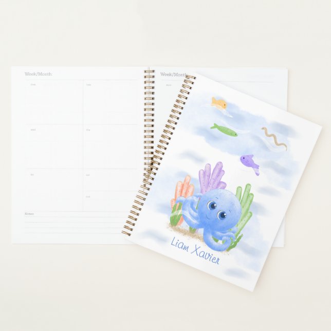 Little Blue Octopus Parents' Planner (Display)