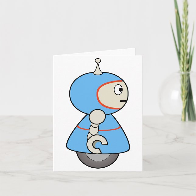 Little Blue Robot Note Cards (Creator Uploaded)