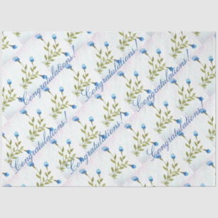 Little Blue Tissue Papaer Paper