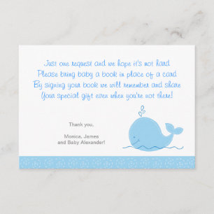 Little Blue Whale Enclosure Cards