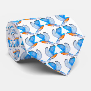 Little Bluebirds of Happiness Men's Tie