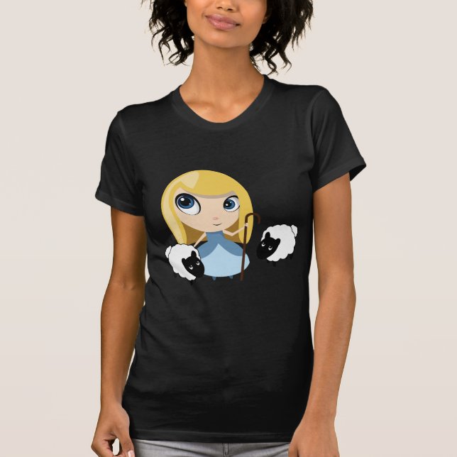 Little Bo Peep and her Sheep T-Shirt (Front)