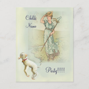 Little Bo Peep Invitation