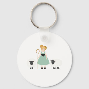 Little Bo Peep Key Ring