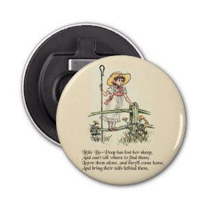 Little Bo Peep Nursery Rhyme Bottle Opener