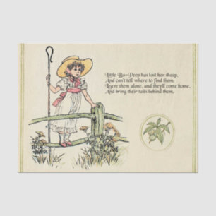 Little Bo Peep Nursery Rhyme Tissue Paper
