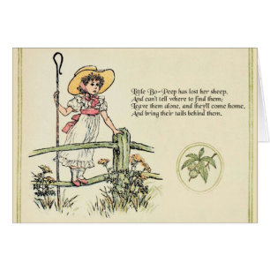 Little Bo Peep Vintage Nursery Rhyme