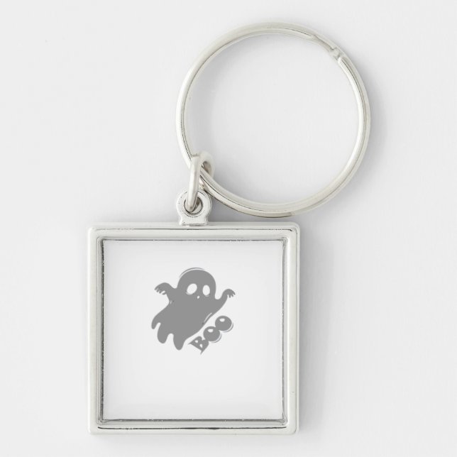Little Boo Aesthetic Simple Key Ring (Front)