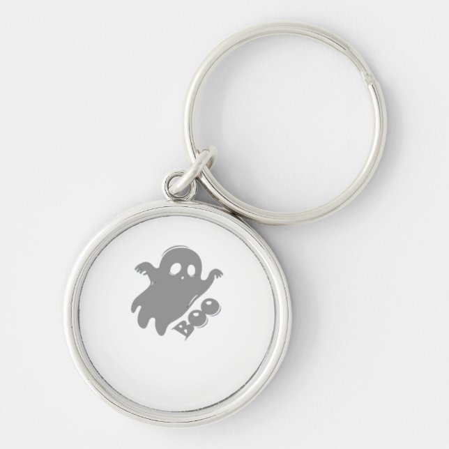 Little Boo Aesthetic Simple Key Ring (Front)