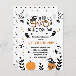 little boo baby pregnancy invitations