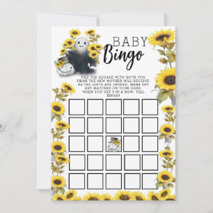 Little Boo Baby Shower Bingo Invitation