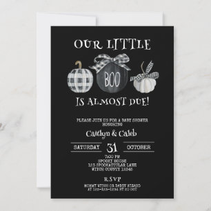 Little Boo Baby Shower, Halloween Shower Invitation