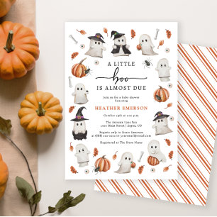 Little Boo Baby Shower Invitation