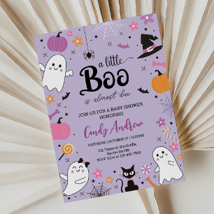 Little Boo Baby Shower Invitation 