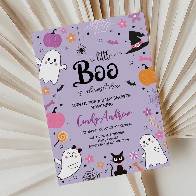 Little Boo Baby Shower Invitation  (Creator Uploaded)