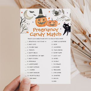 Little Boo Baby Shower Pregnancy Candy Match Game
