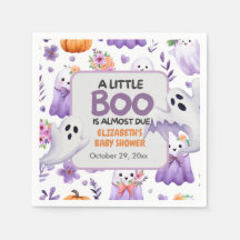 Little Boo baby shower Pumpkin Halloween 