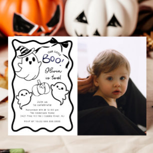 Little Boo Birthday Party Invitation