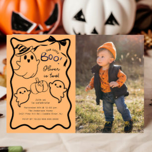 Little Boo Birthday Party Invitation