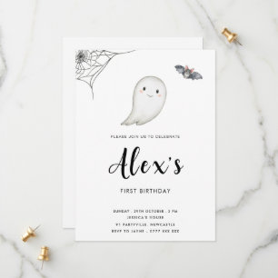 Little Boo Birthday Party Invitation