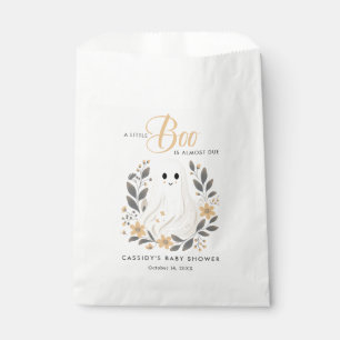 Little Boo Boho Ghost Halloween Baby Shower Favour Bag