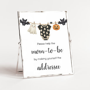 Little Boo Clothesline Baby Envelope Station Sign