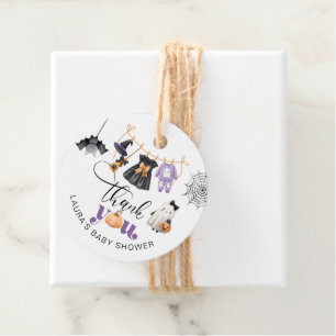 Little Boo Clothesline baby shower thank you Favour Tags