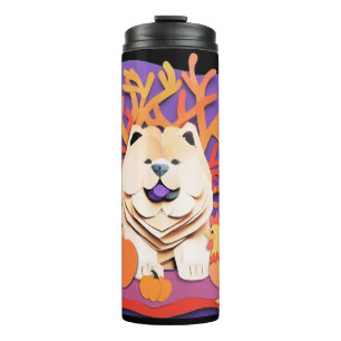 LITTLE BOO Cream Chow CUSTOMIZE Thermal Tumbler