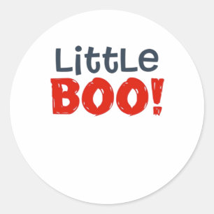 Little Boo Creative Casual Classic Round Sticker