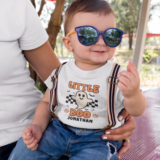Little Boo, Cute Halloween Baby T-Shirt (Creator Uploaded)