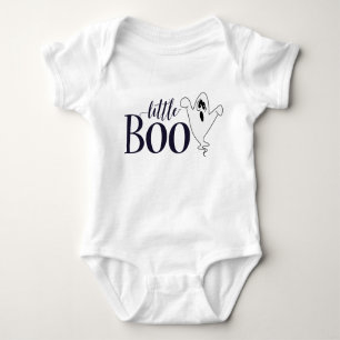 Little Boo Cute Halloween Ghost Baby Bodysuit