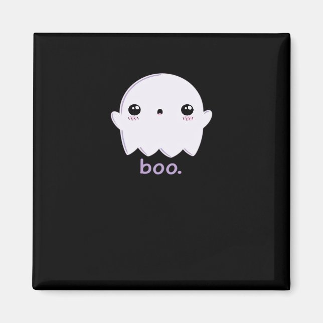 Little Boo Cute Halloween Magnet (Front)