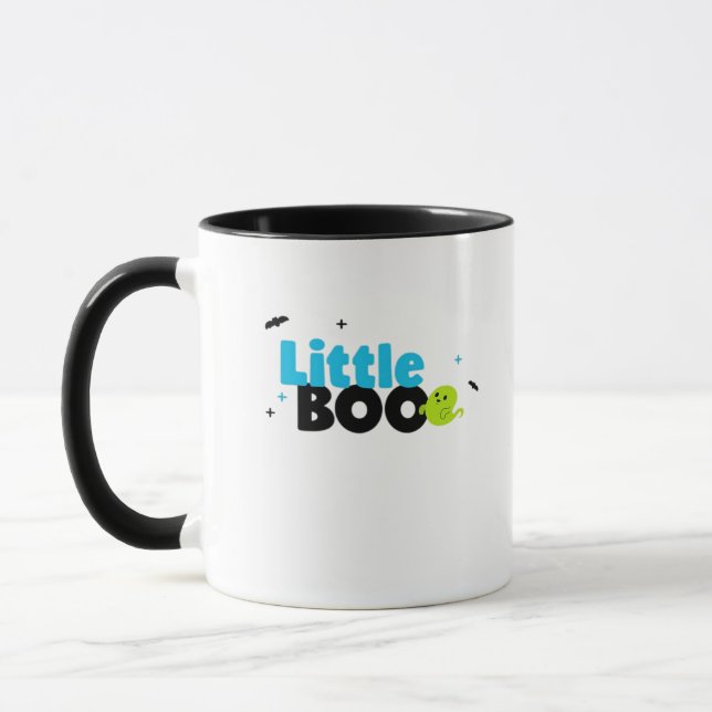 Little Boo Funny Retro Mug (Left)