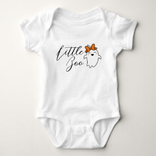 Little Boo Ghost Halloween Baby Bodysuit