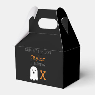 Little Boo Ghost Halloween Birthday Favour Box