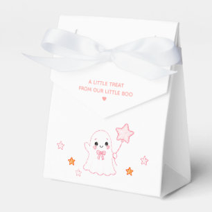 Little Boo Ghost Pink Halloween Baby Shower Favour Box