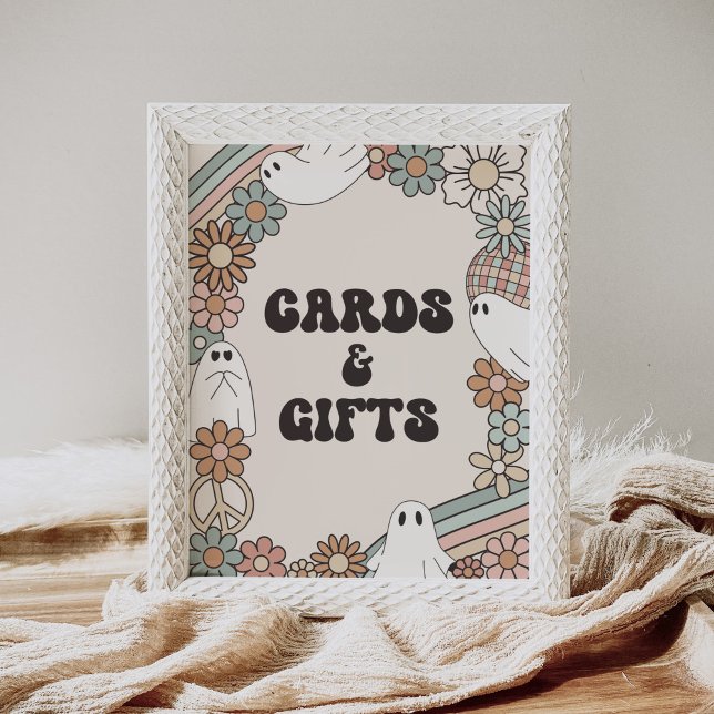 Little Boo Halloween Baby Shower Cards and Gifts Poster (Creator Uploaded)