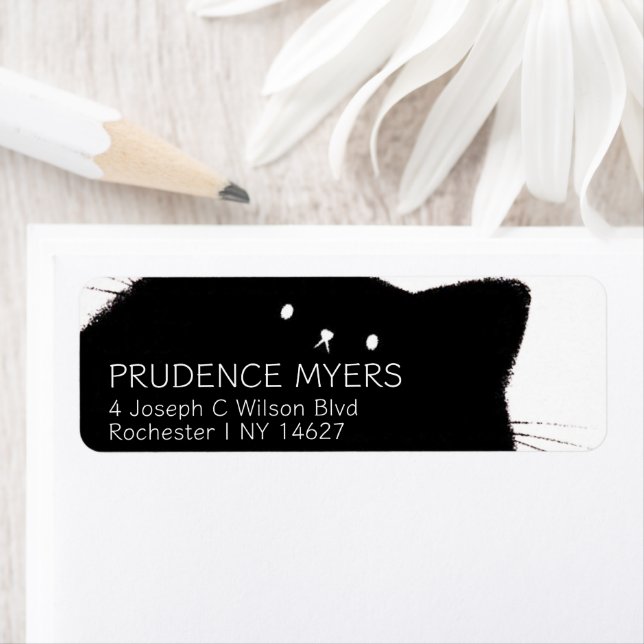 Little Boo Halloween Baby Shower Return Address Label (Insitu)