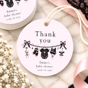 Little Boo Halloween Baby Shower Thank You Favour Tags